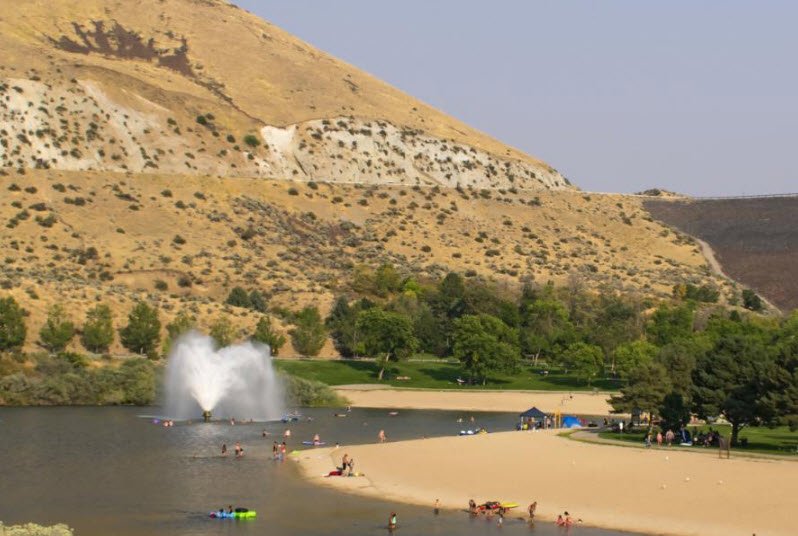 Lucky Peak State Park, Idaho, USA